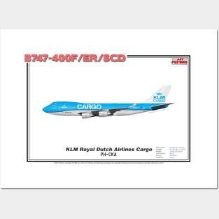 Boeing B747-400F/ER/SCD - KLM Royal Dutch Airlines Cargo (Art Print) Posters and Art